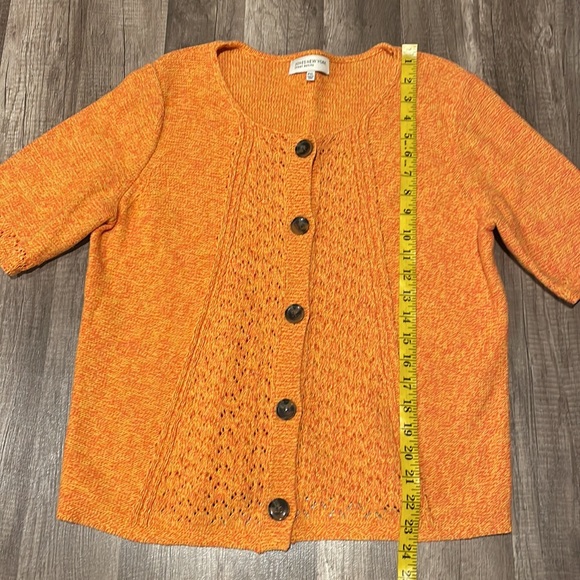 EUC JONES New York Sport Petite Cardigan. PXL - Picture 3 of 7